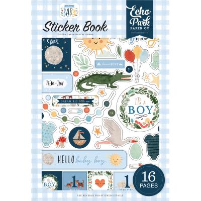 Echo Park Welcome Baby Boy Sticker - Sticker Book
